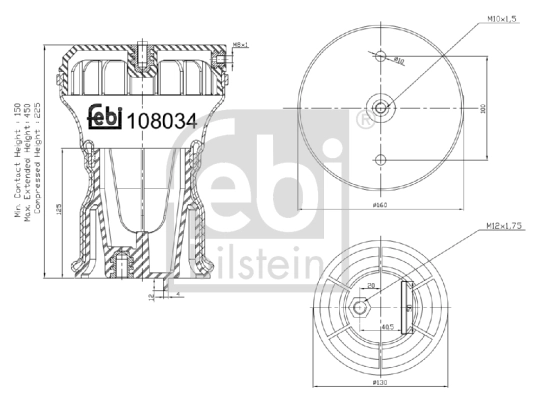 Bellow, air suspension